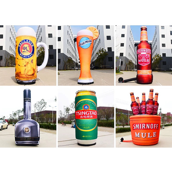 Customized design inflatable model/bottle/Cans for advertising