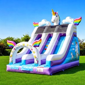 LRIS020 Unicorn Inflatable slide