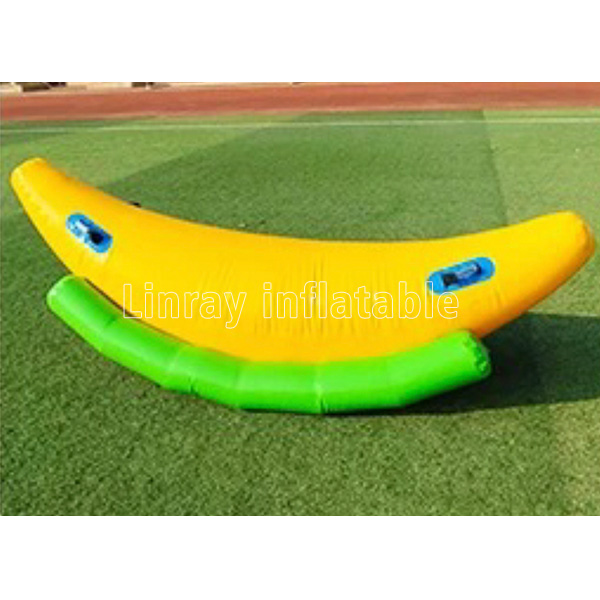 2m kids size Inflatable Banana seesaw
